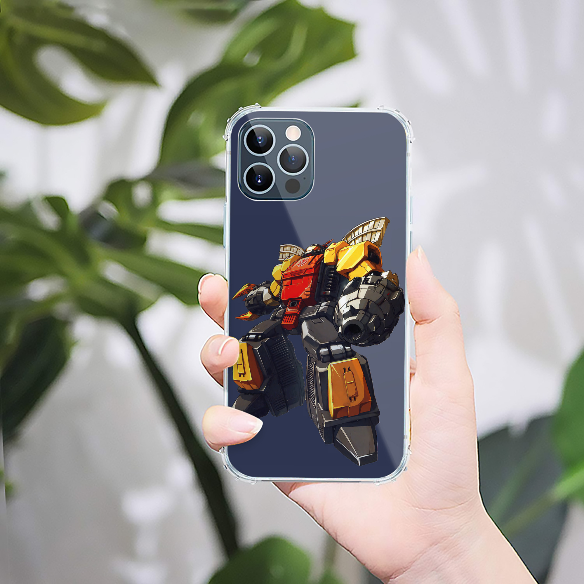 （画像用） Transformers トランスフォーマー 【iPhone 12シリーズ対応】透明スマホケース（クリアソフトケース）